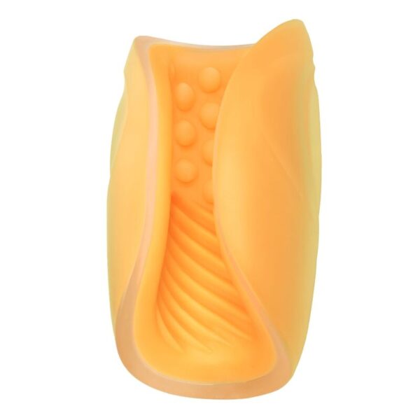 Calexotics - Beaded Grip Masturbador Texturado Naranja - Imagen 5