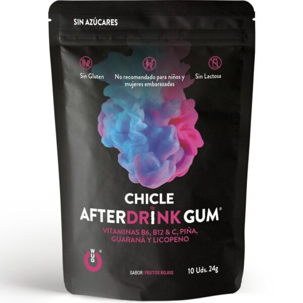 Wug Gum - After Drink Chicle Resaca 10 Unidades