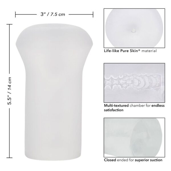 Calexotics - Masturbador Boundless Stroker Transparente - Imagen 5