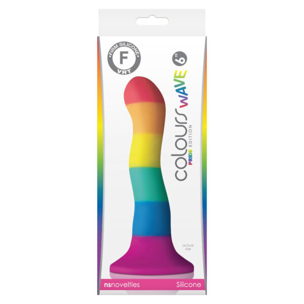 Pride - Dildo Wave Bandera Lgbt 17 Cm - Imagen 2