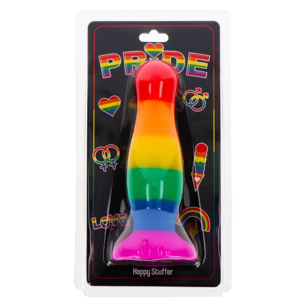 Pride - Plug Happy Stufer Bandera Lgbt 12 Cm - Imagen 2