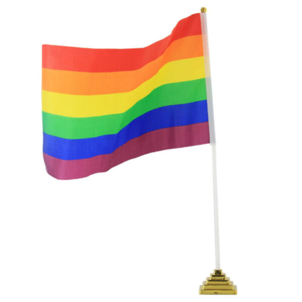 Pride - Banderin De Sobremesa Pequeño Lgbt