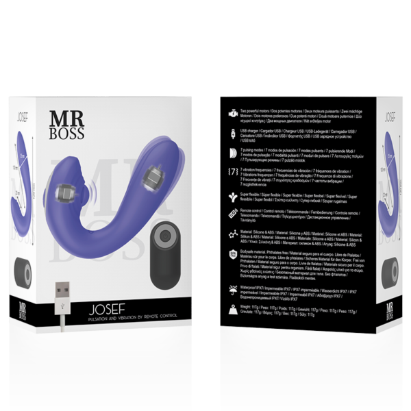 Mr Boss - Josef Pulsation & Vibration Control Remoto Para Parejas - Imagen 8