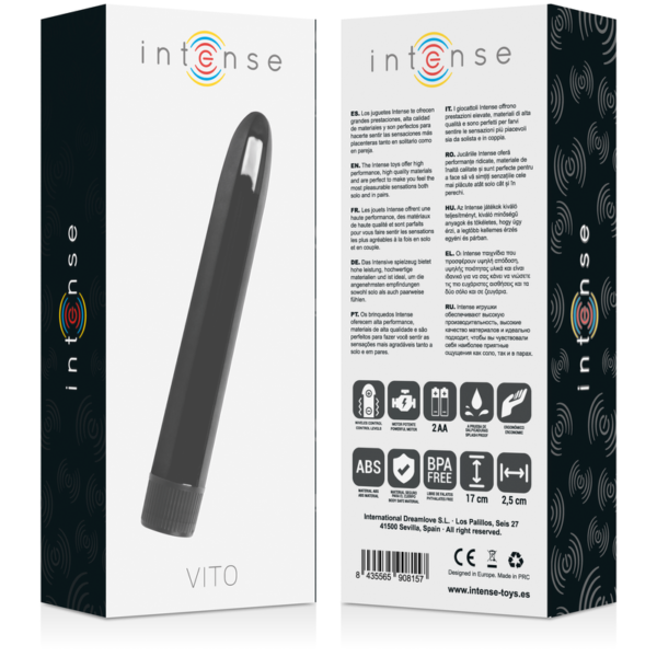 Intense - Vito Vibrador Negro - Imagen 4