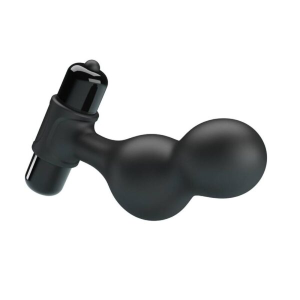 Mr Play - Plug Anal Vibrador De Silicona Negro - Imagen 5