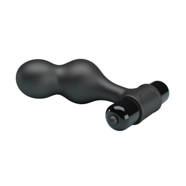 Mr Play - Plug Anal Vibrador De Silicona Negro - Imagen 6