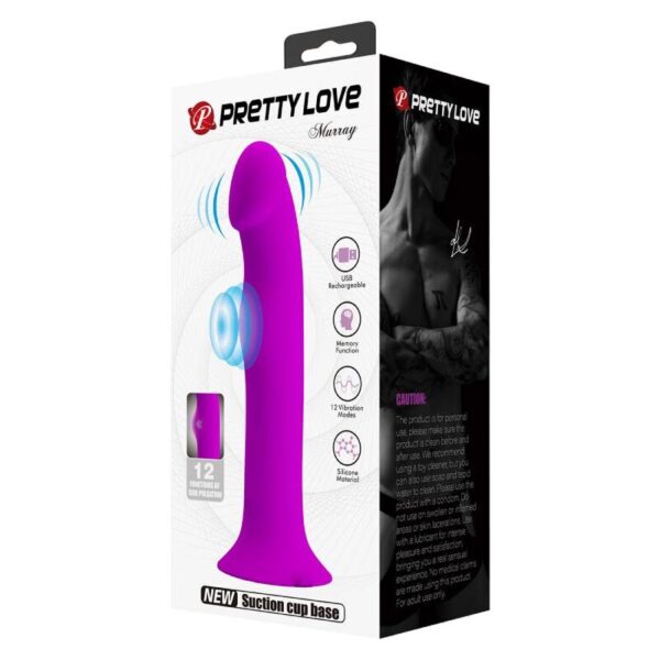 Pretty Love - Murray Vibrador Y Estimulador Punto G Morado - Imagen 12