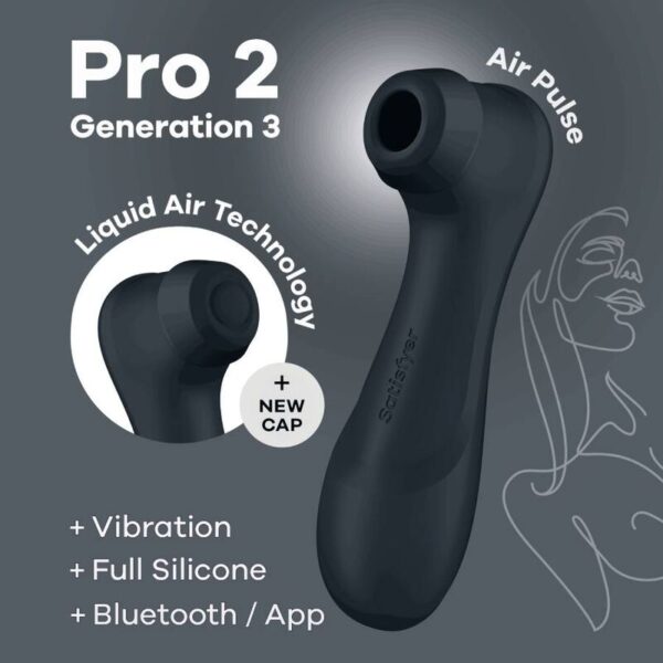 Satisfyer - Pro 2 Generación 3 Negro Bluetooth & App - Imagen 6