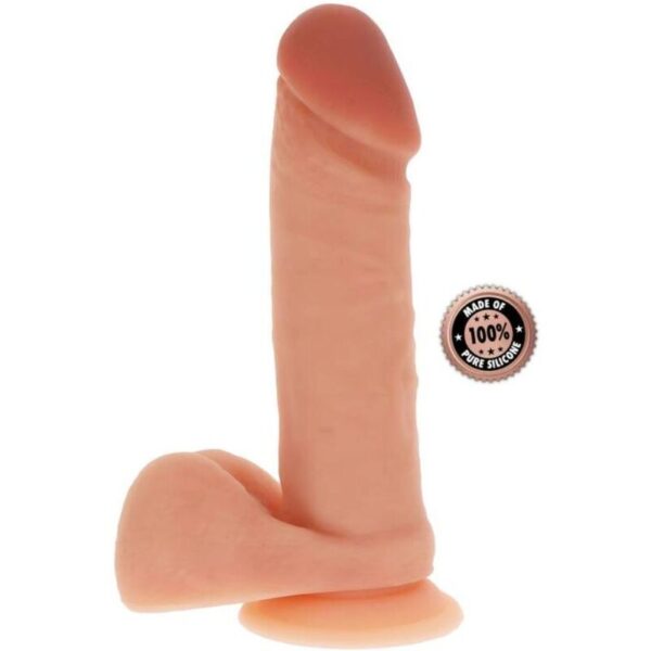 Get Real - Dildo Silicona 20,5 Cm Con Testiculos Natural