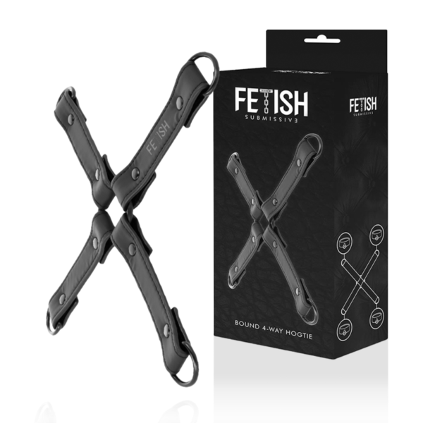 Fetish Submissive - Unión Esposas Cuero Vegano