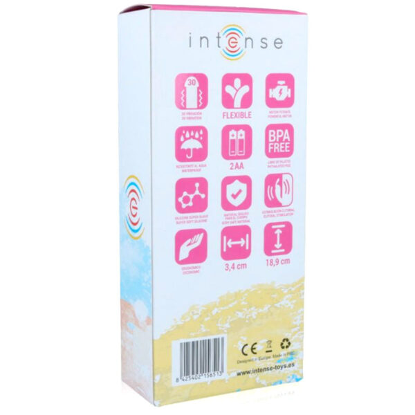 Intense - Hilari Vibrador Rosa Silicon Luxe - Imagen 4