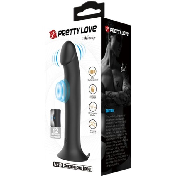 Pretty Love - Murray Vibrador Y Succionador De Clitoris Negro - Imagen 11