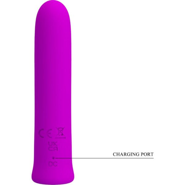 Pretty Love - Curtis Mini Vibrador Super Power 12 Vibraciones Silicona Violeta - Imagen 5