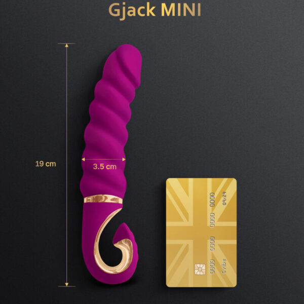 G-Vibe - Gjack Mini Vibrador Siliciona Morado - Imagen 2