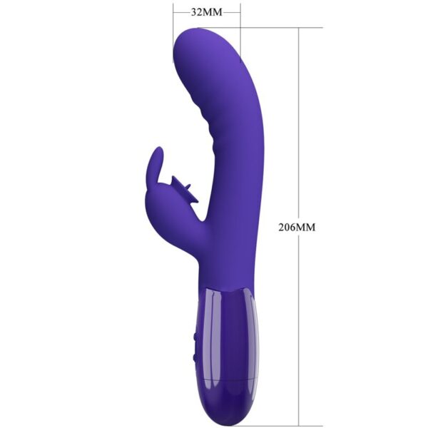 Pretty Love - Cerberus Youth Vibrador Rabbit Violeta - Imagen 5