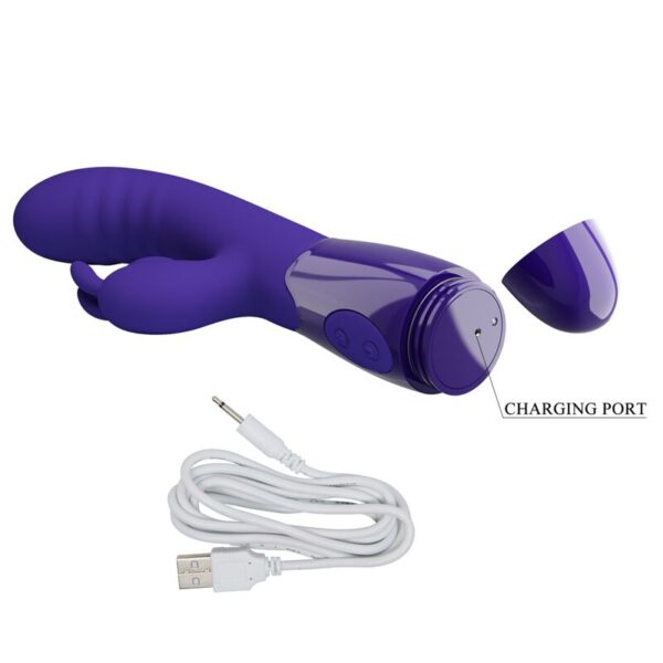 Pretty Love - Cerberus Youth Vibrador Rabbit Violeta - Imagen 6