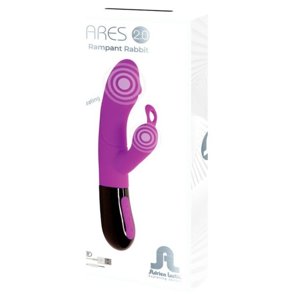 Adrien Lastic - Ares 2.0 Vibrador Rabbit Violeta - Imagen 7