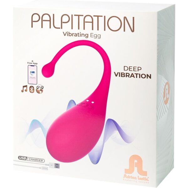 Adrien Lastic - Palpitation Huevo Vibrador Rosa - App Gratuita - Imagen 6