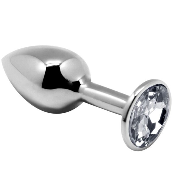 Alive - Anal Pleasure Mini Plug Metal Blanco Talla L