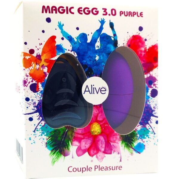 Alive - Magic Egg 3.0 Huevo Vibrador Control Remoto Violeta - Imagen 2