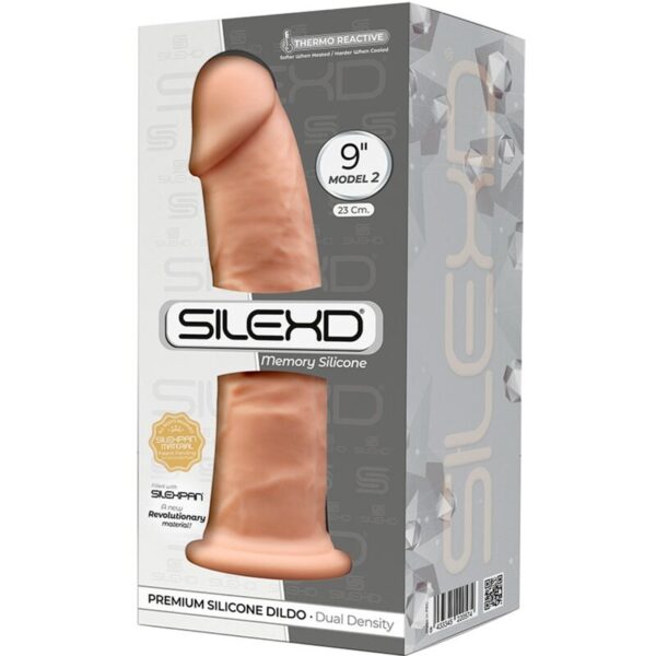 Silexd - Modelo 2 Pene Realistico Silicona Premium Silexpan 23 Cm - Imagen 3