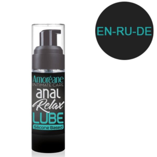 Amoreane - Lubricante Anal Base De Silicona 30 Ml Es/It/Fr - Imagen 4