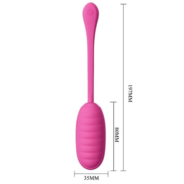 Pretty Love - Catalina Huevo Vibrador Recargable Rosa - Imagen 4