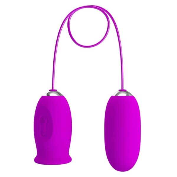 Pretty Love - Daisy Huevo Dual Vibrador Recargable Morado