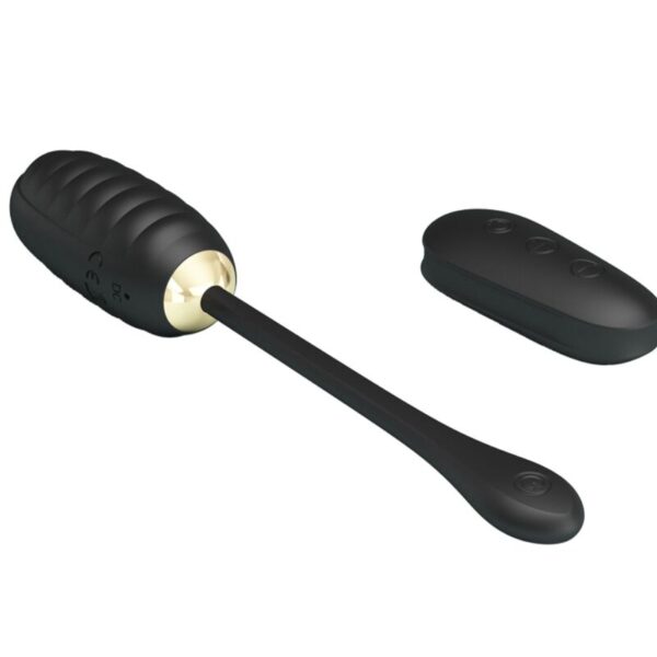 Pretty Love - Doreen Huevo Vibrador De Lujo Recargable Negro - Imagen 5