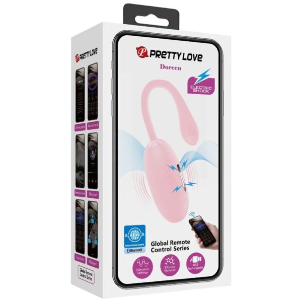 Pretty Love - Doreen Huevo Vibrador Recargable Rosa - Imagen 12