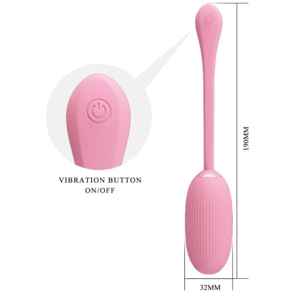 Pretty Love - Doreen Huevo Vibrador Recargable Rosa - Imagen 4