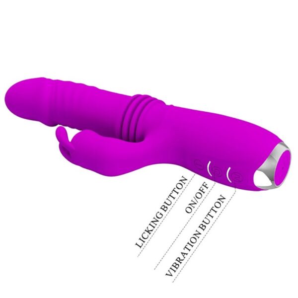 Pretty Love - Dorothy Vibrador Conejo Recargable Morado - Imagen 10