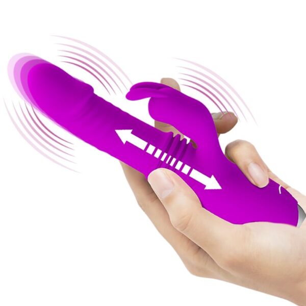 Pretty Love - Dorothy Vibrador Conejo Recargable Morado - Imagen 8