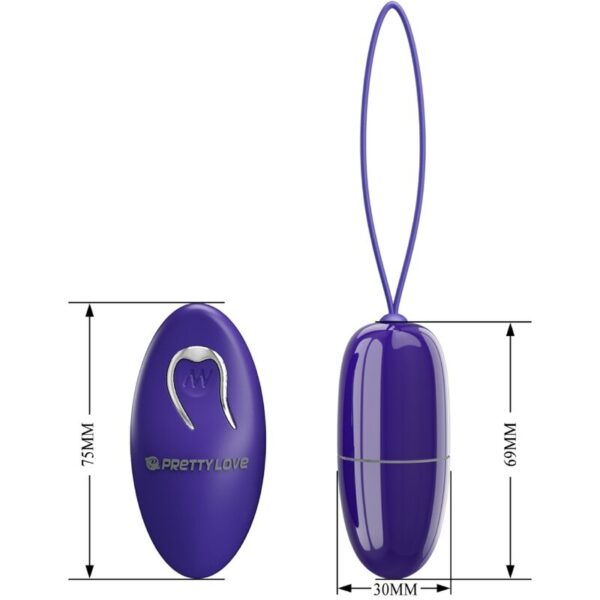 Pretty Love - Selkie Youth Mini Huevo Vibrador Control Remoto Violeta - Imagen 5