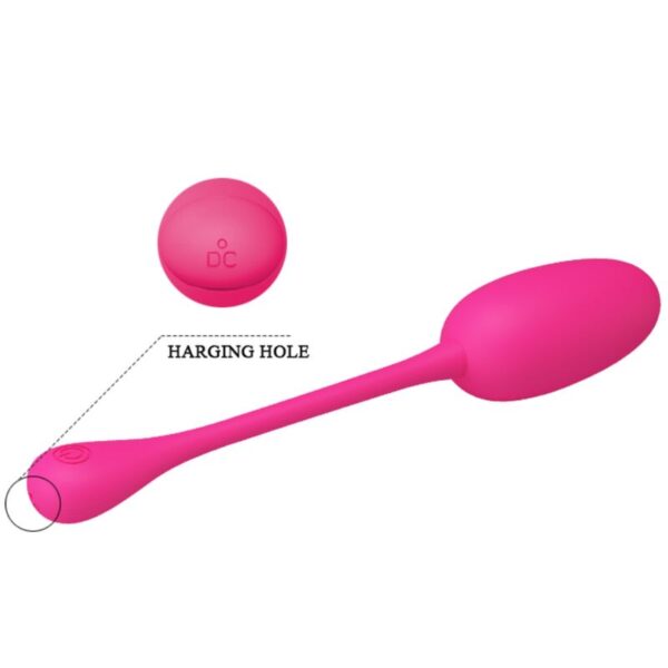 Pretty Love - Knucker Huevo Vibrador Recargable Rosa - Imagen 7