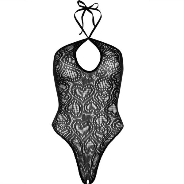 Leg Avenue - Body Cuello Halter Sin Coturas Negro - Imagen 6