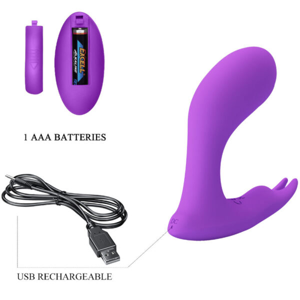 Pretty Love - Idabelle Vibration & Pulsation Control Remoto Violeta - Imagen 5