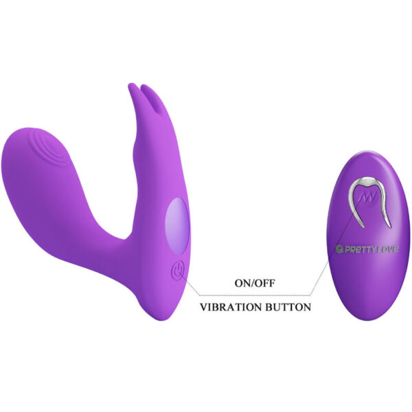 Pretty Love - Idabelle Vibration & Pulsation Control Remoto Violeta - Imagen 6