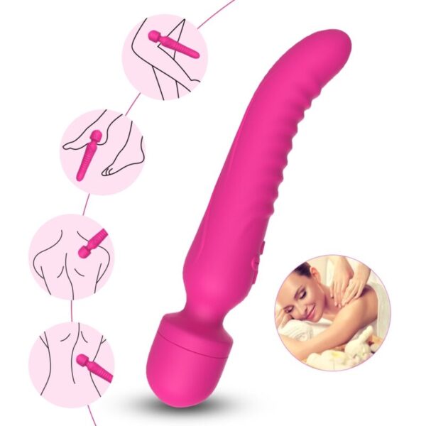 Armony - Mission Masajeador & Vibrador Efecto Calor Fucsia - Imagen 2