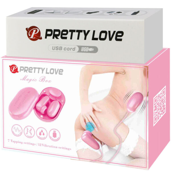 Pretty Love - Magic Box Bala Vibradora & Estimulador Rosa - Imagen 8