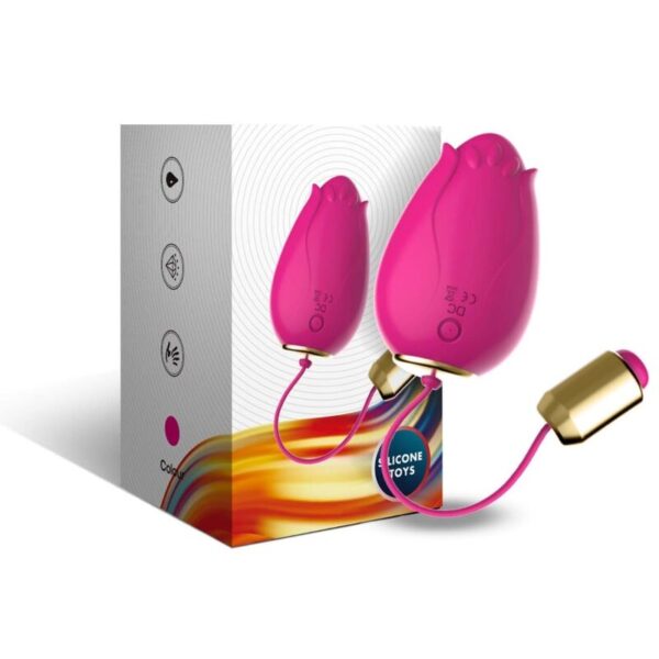 Armony - Mandala Huevo Vibrador Punto G Control Remoto Fucsia - Imagen 6