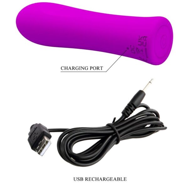 Pretty Love - Alfreda Vibrador Super Power Violeta - Imagen 7