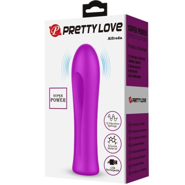 Pretty Love - Alfreda Vibrador Super Power Violeta - Imagen 8