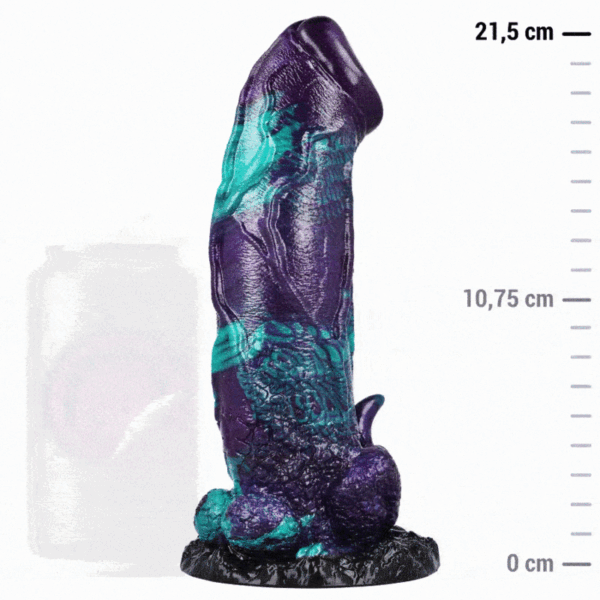 Epic - Basilisk Dildo Doble Placer Escamoso Tamaño Grande