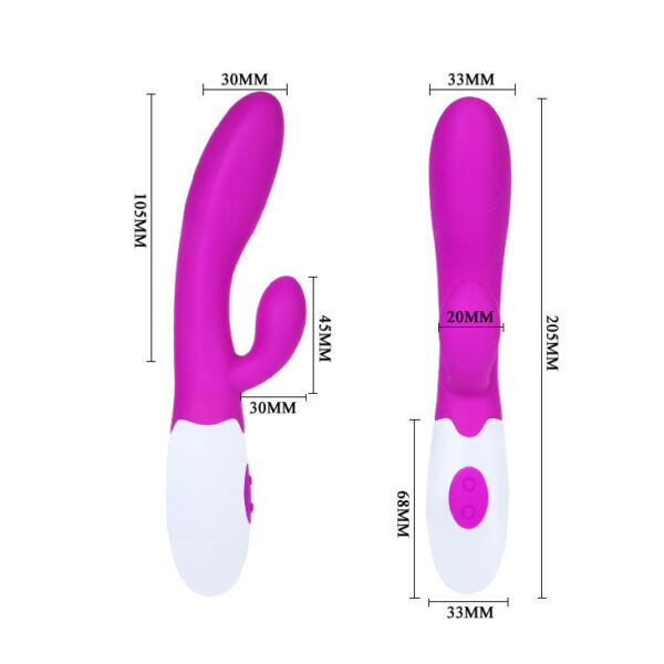 Pretty Love - Flirtation Vibrador Con Estimulador Clitoris Alvis - Imagen 6