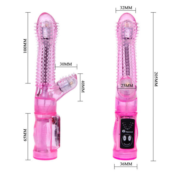 Baile - Vibrador Intimate Lover Tease Lila - Imagen 4