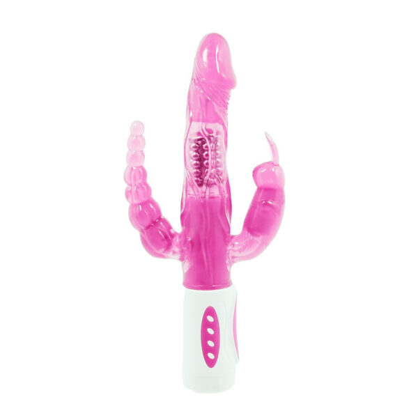 Baile - Pretty Bunny Triple Vibrador Rotador - Imagen 2