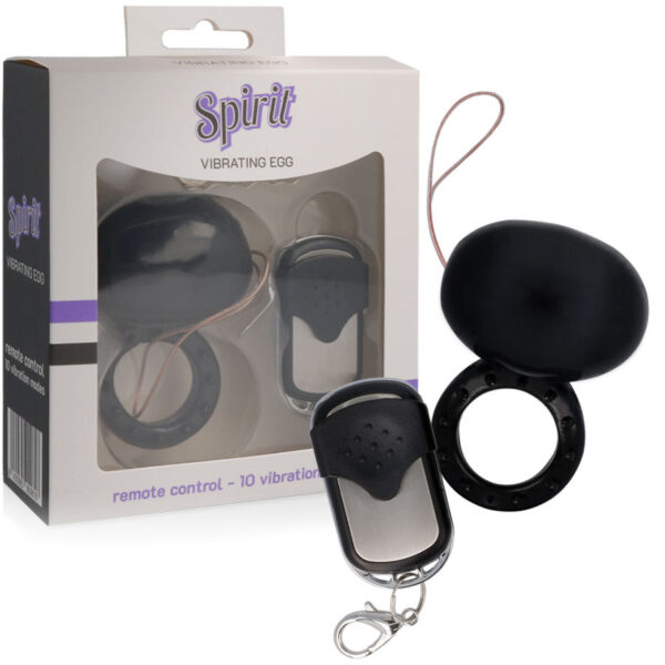 Spirit - Anillo Vibrador Control Remoto Negro - Imagen 2