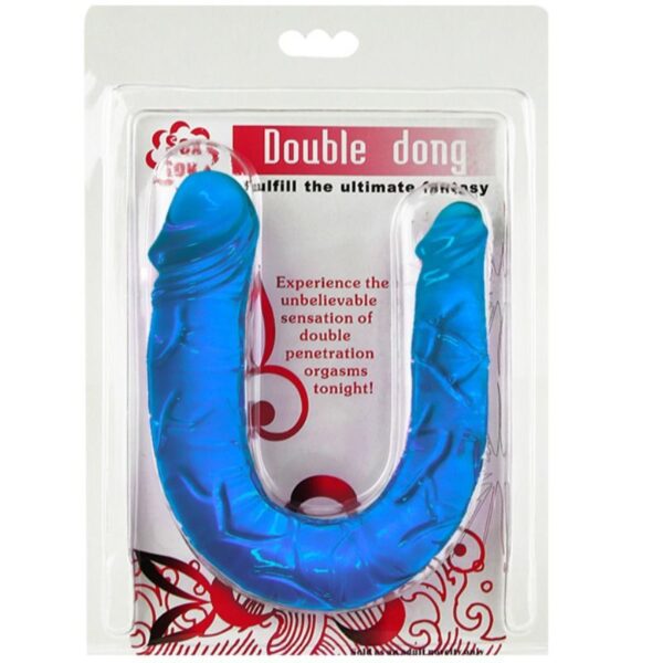 Baile - Double Dong Dildo Doble Azul - Imagen 2