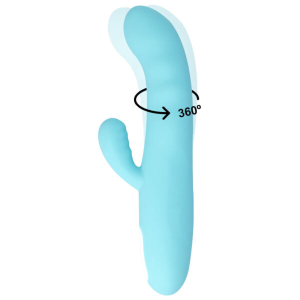 Mia - Eiffel Vibrador Rotador Azul Turquesa - Imagen 6